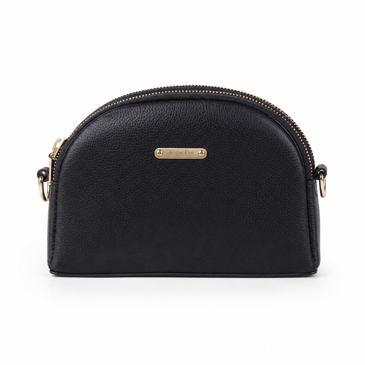 کیف زنانه دو زیپ مدل اسپرت و مجلسی - چرم وارداتی (سبز و مشکی)